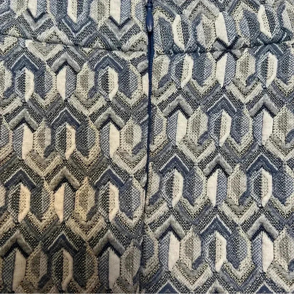 Maeve Anthropologie Emmy Textured Pencil Skirt Women’s S -Blue Geometric Motif - Picture 13 of 13